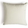 The Euro Throw Pillow - Lauren'S Sage Stripe