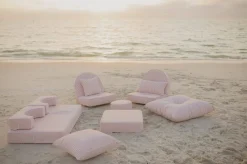 The Euro Throw Pillow - Lauren'S Pink Stripe