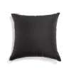 The Euro Throw Pillow - Rivie Black