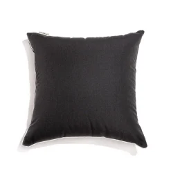 The Euro Throw Pillow - Rivie Black