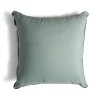 The Euro Throw Pillow - Rivie Green