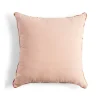 The Euro Throw Pillow - Rivie Pink