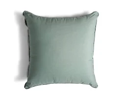 The Euro Throw Pillow - Rivie Green