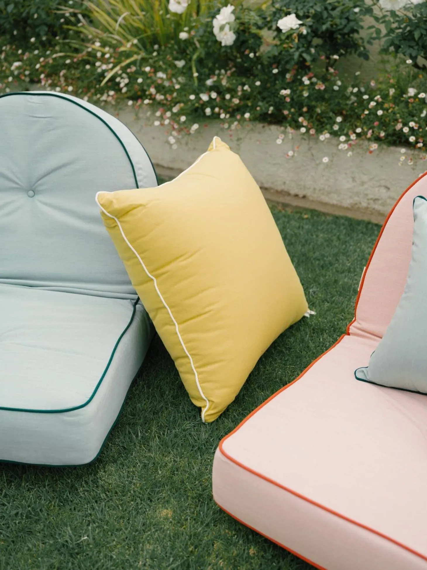 The Euro Throw Pillow - Rivie Mimosa