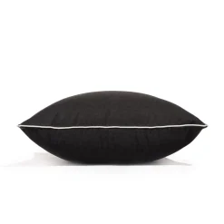 The Euro Throw Pillow - Rivie Black