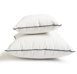 The Euro Throw Pillow - Rivie White