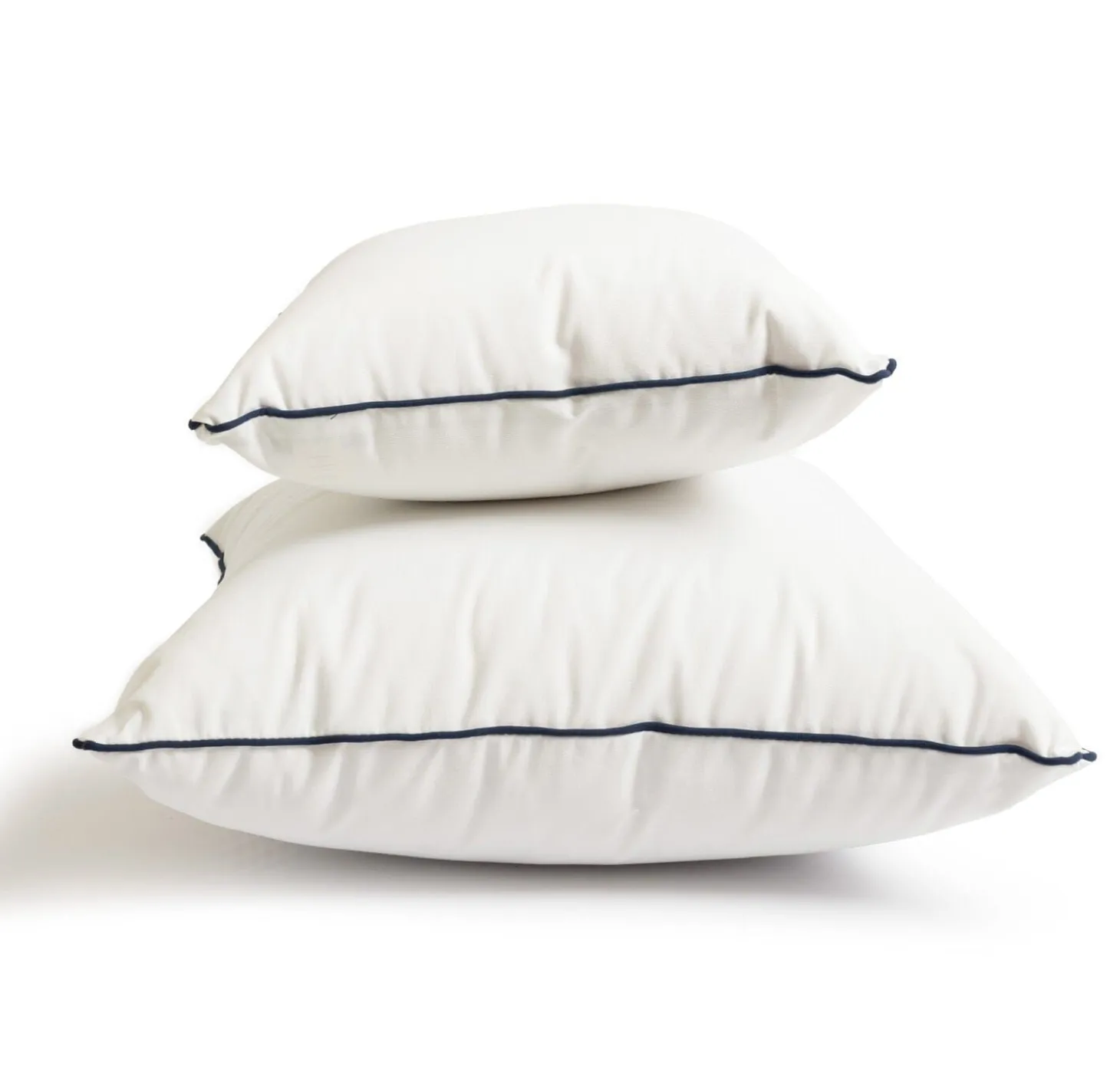 The Euro Throw Pillow - Rivie White
