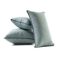 The Euro Throw Pillow - Rivie Green