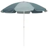 The Family Beach Umbrella - 70'S Panel Green