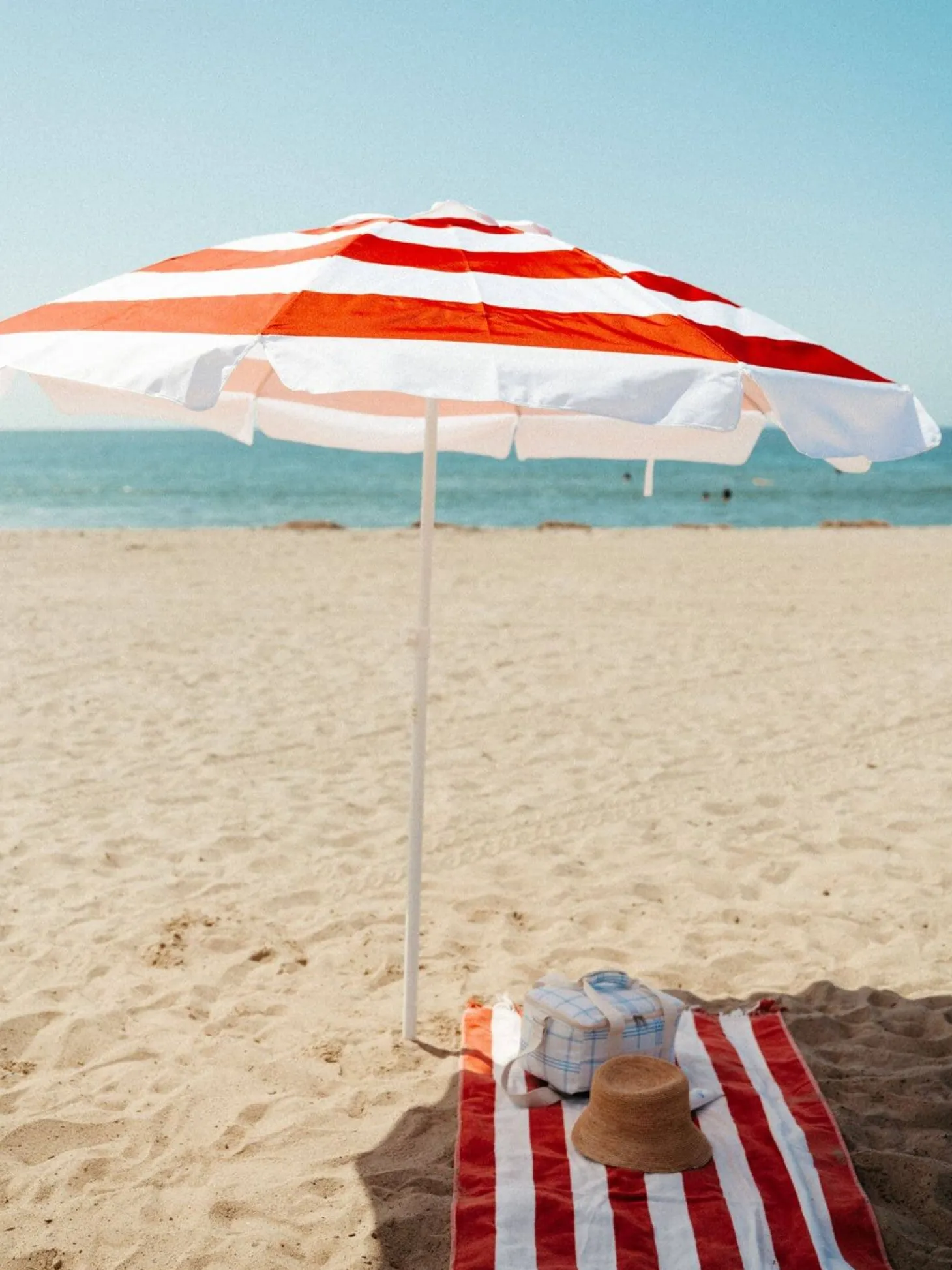 The Family Beach Umbrella - Le Sirenuse Capri Stripe