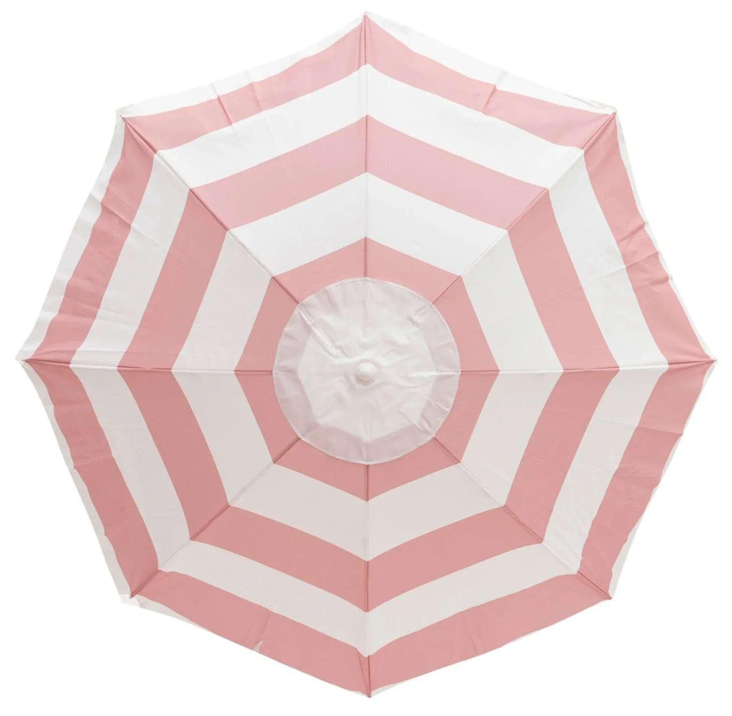 The Family Beach Umbrella - Pink Capri Stripe