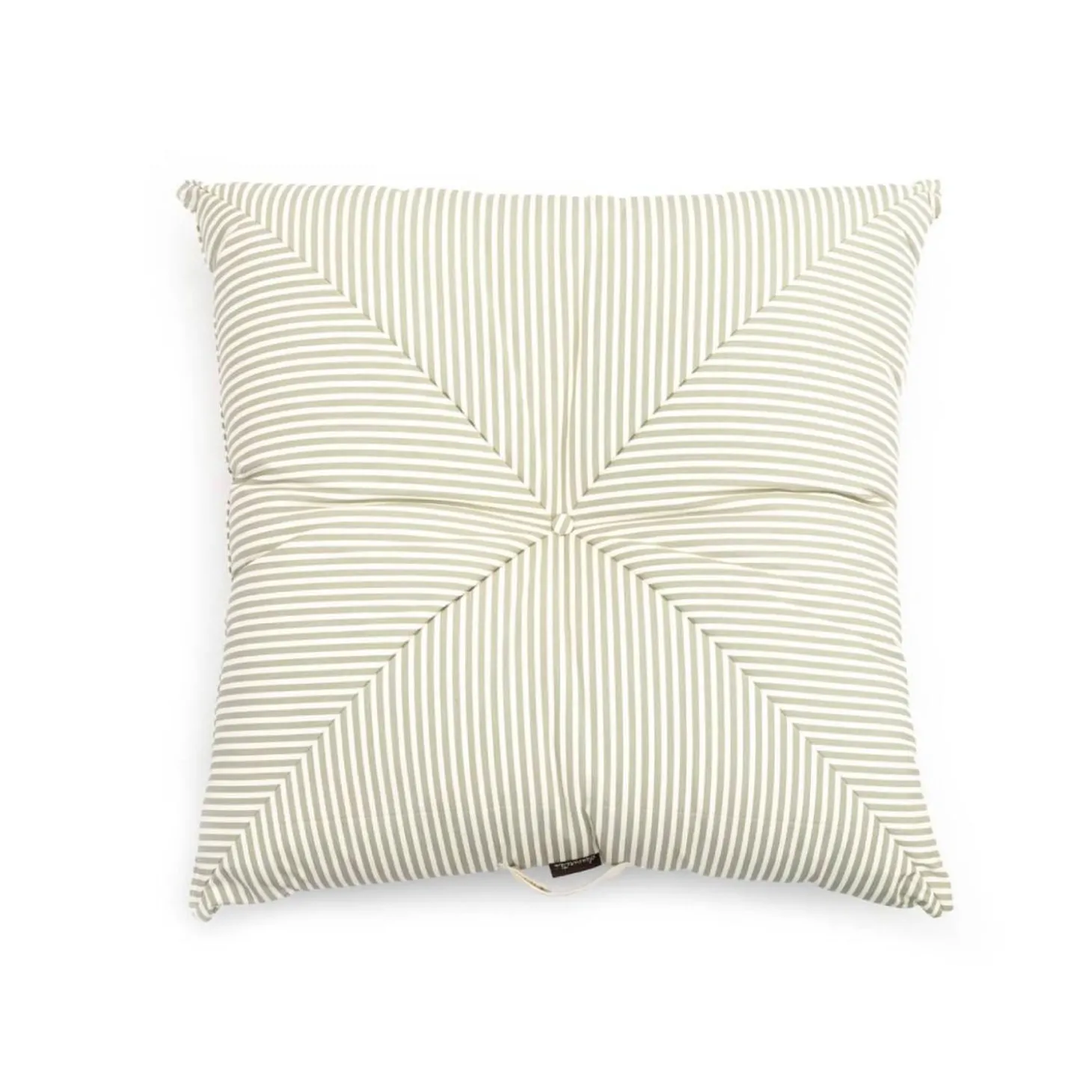 The Floor Pillow - Lauren'S Sage Stripe