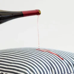 The Floor Pillow - Lauren'S Navy Stripe