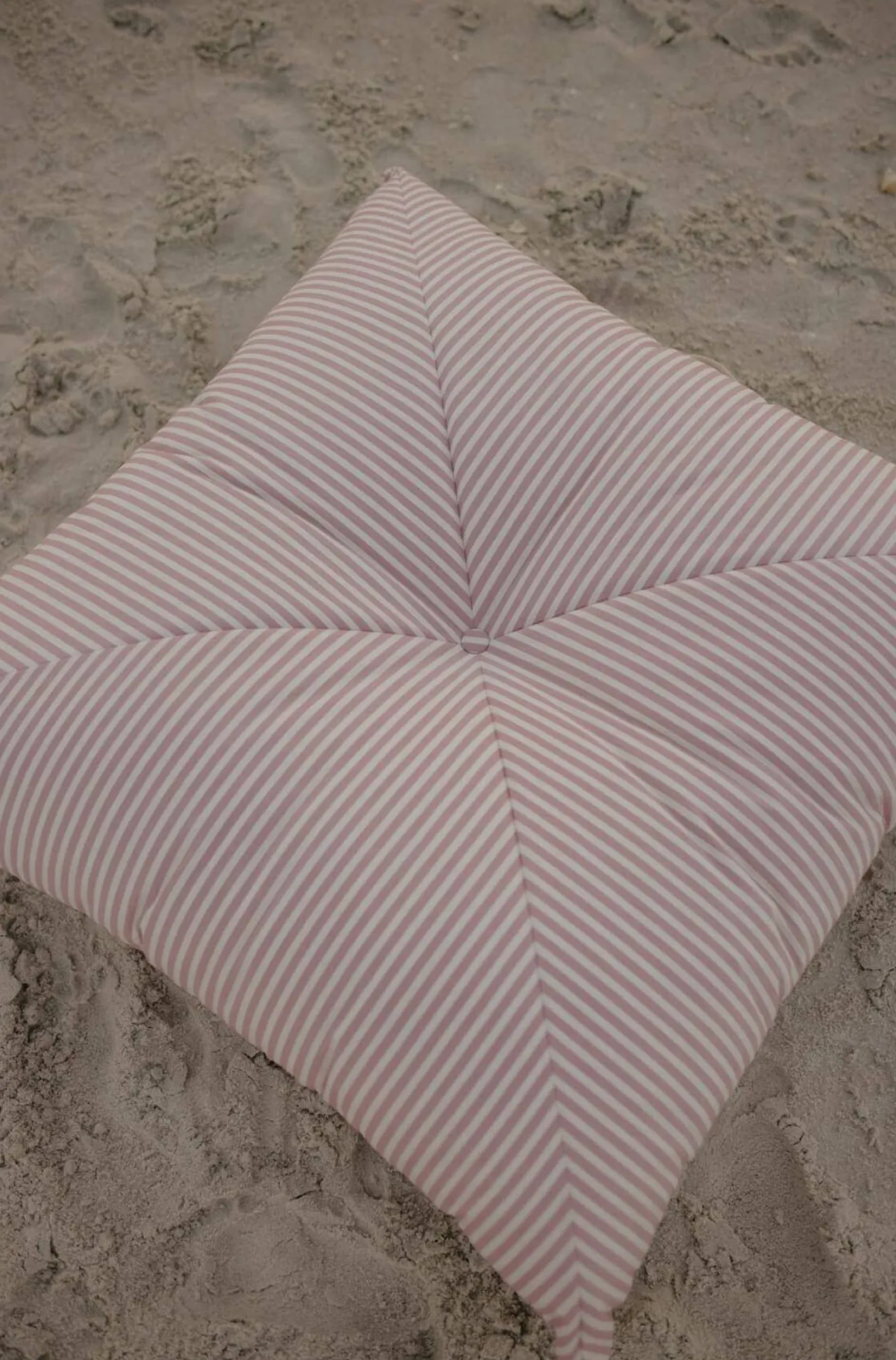 The Floor Pillow - Lauren'S Pink Stripe