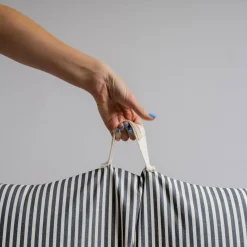 The Floor Pillow - Lauren'S Navy Stripe