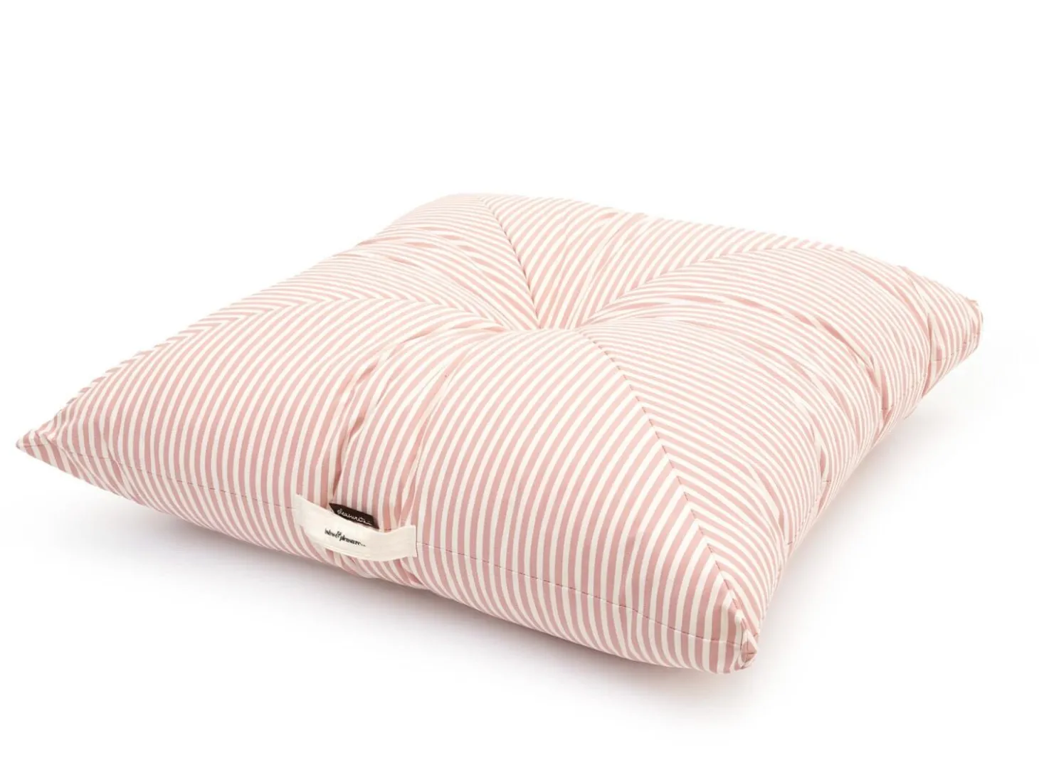 The Floor Pillow - Lauren'S Pink Stripe