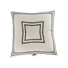 The Floor Pillow - Malibu Black Stripe