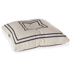 The Floor Pillow - Malibu Black Stripe