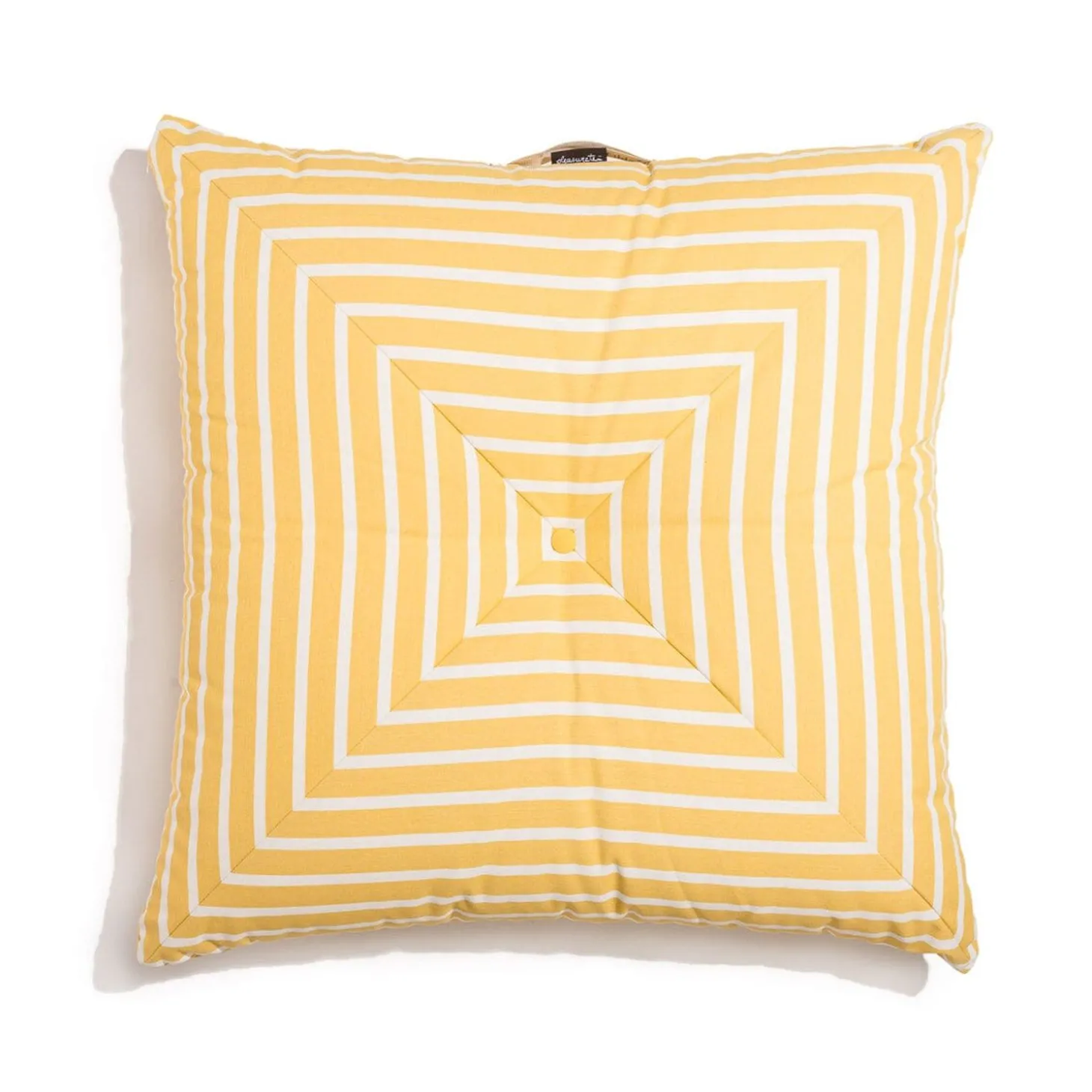 The Floor Pillow - Monaco Mimosa Stripe