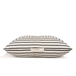 The Floor Pillow - Monaco Black Stripe