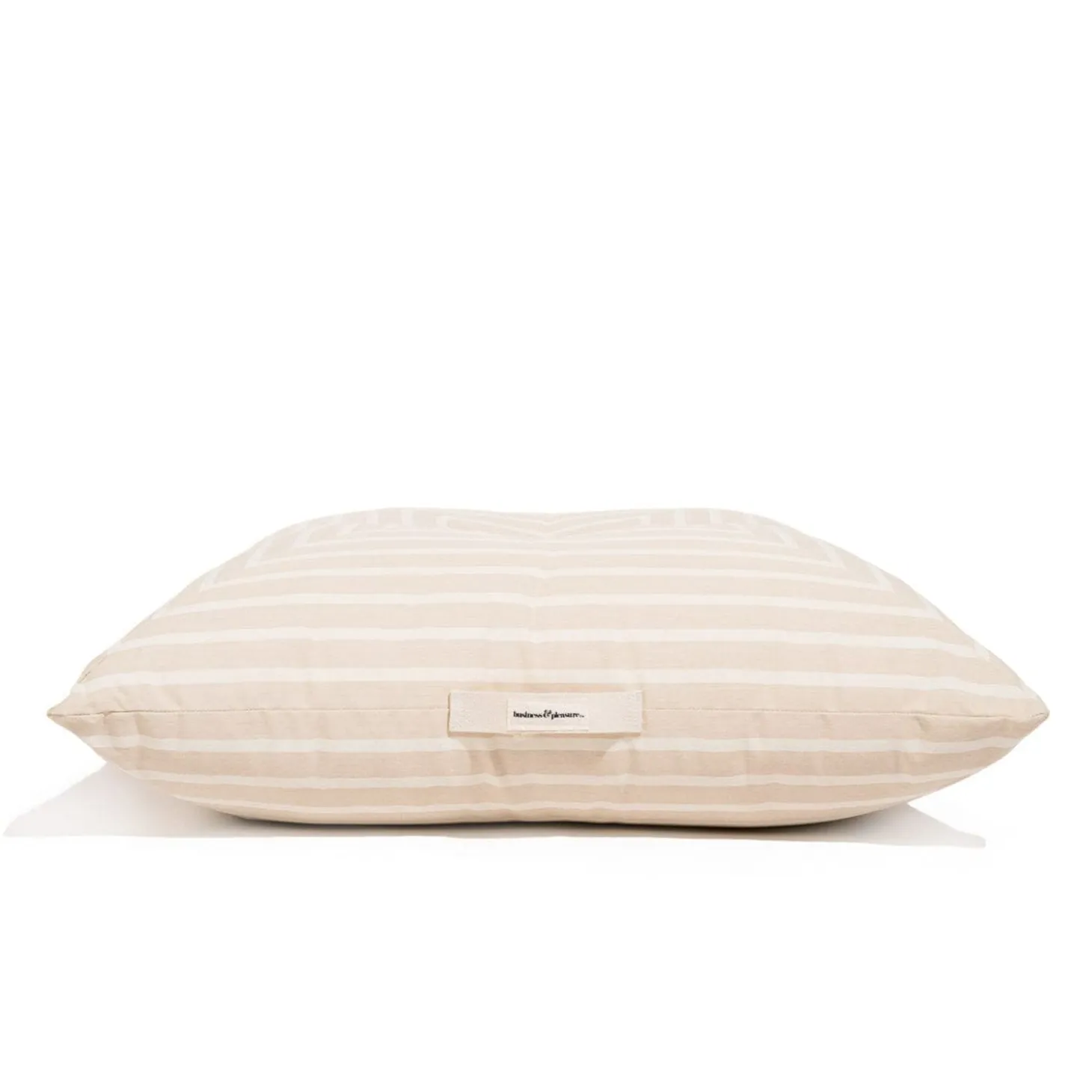 The Floor Pillow - Monaco Natural Stripe