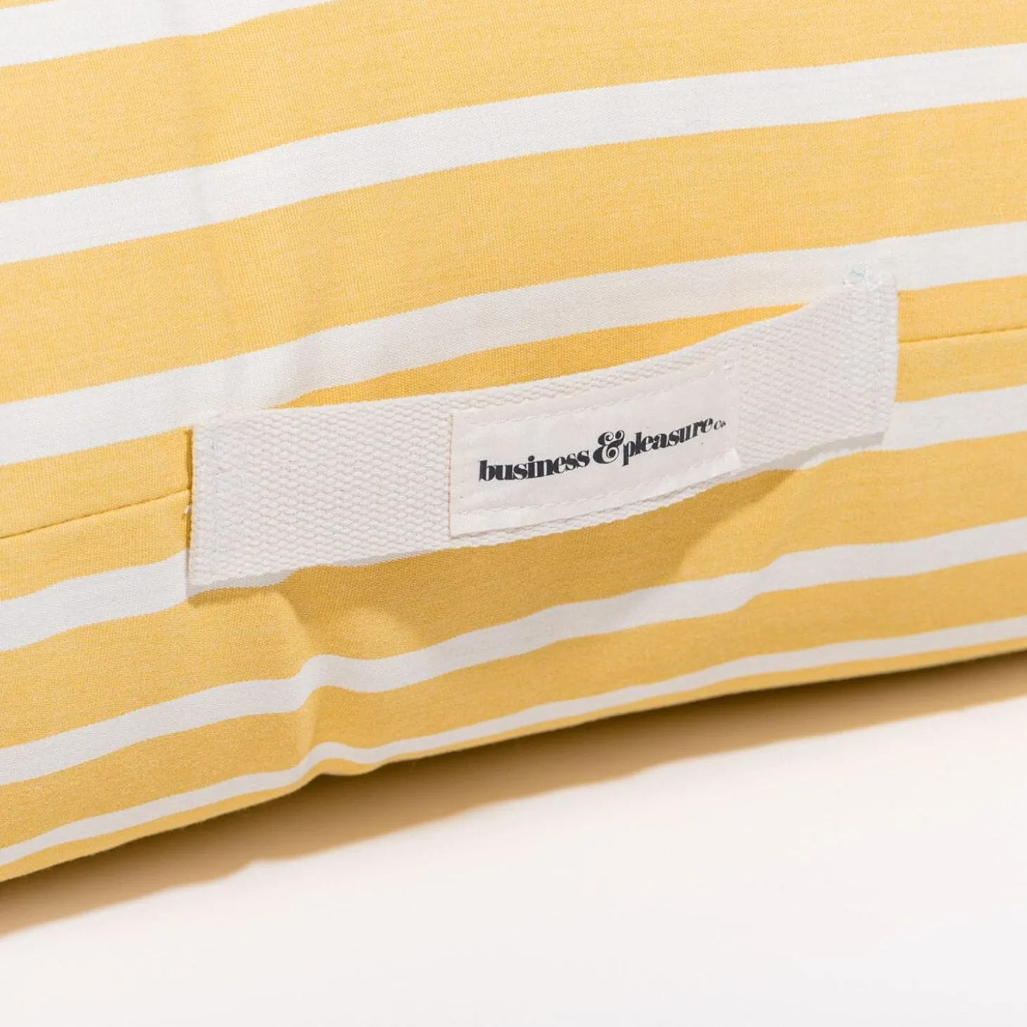 The Floor Pillow - Monaco Mimosa Stripe