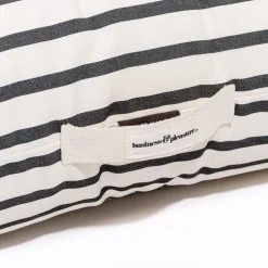 The Floor Pillow - Monaco Black Stripe