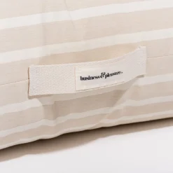 The Floor Pillow - Monaco Natural Stripe