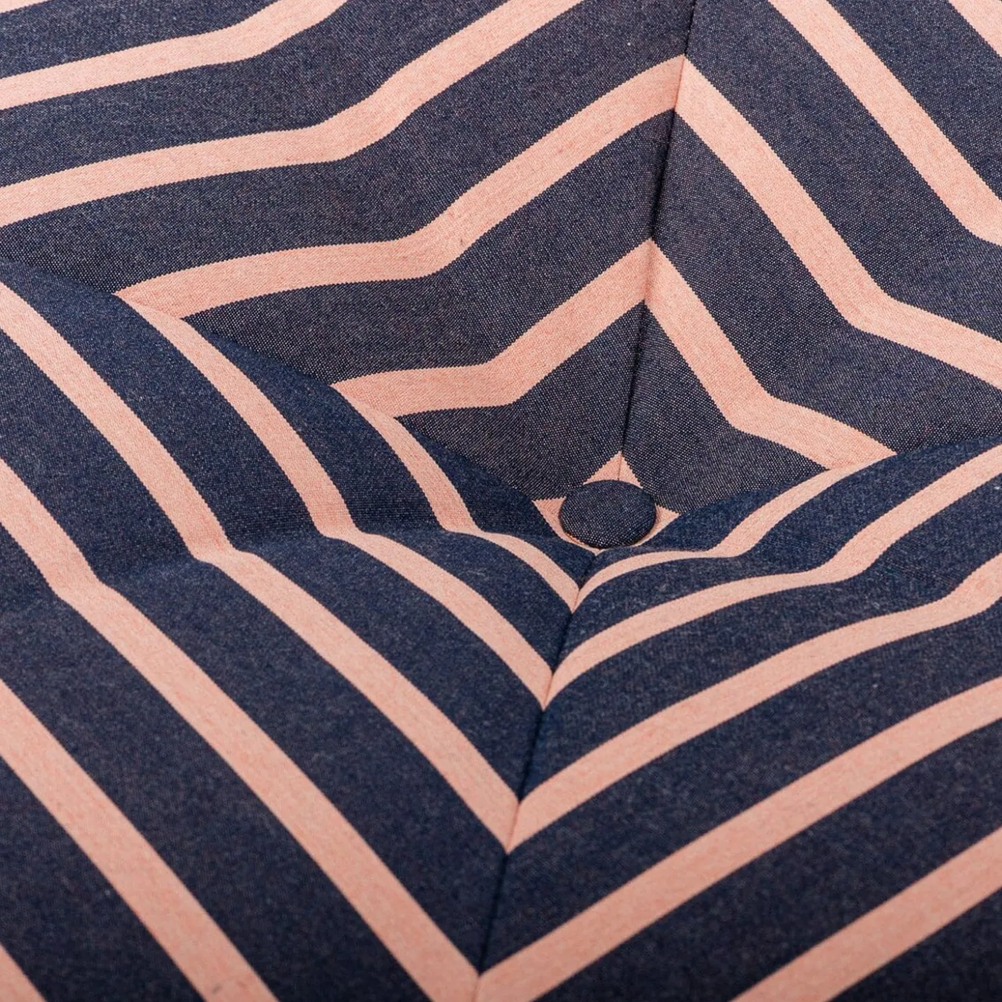 The Floor Pillow - Monaco Navy And Pink Stripe