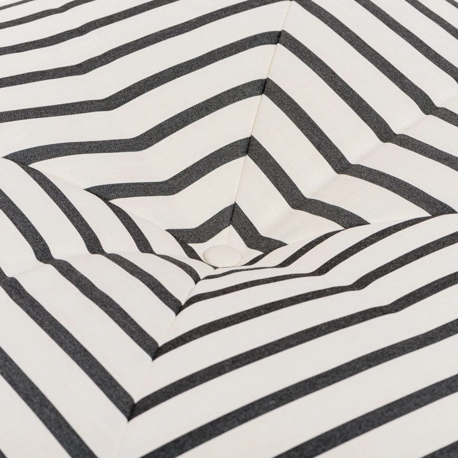 The Floor Pillow - Monaco Black Stripe