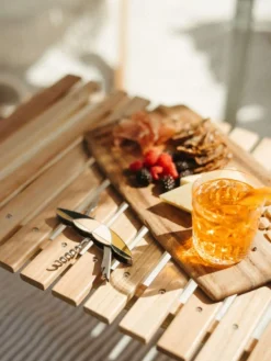 The Folding Picnic Table - Teak