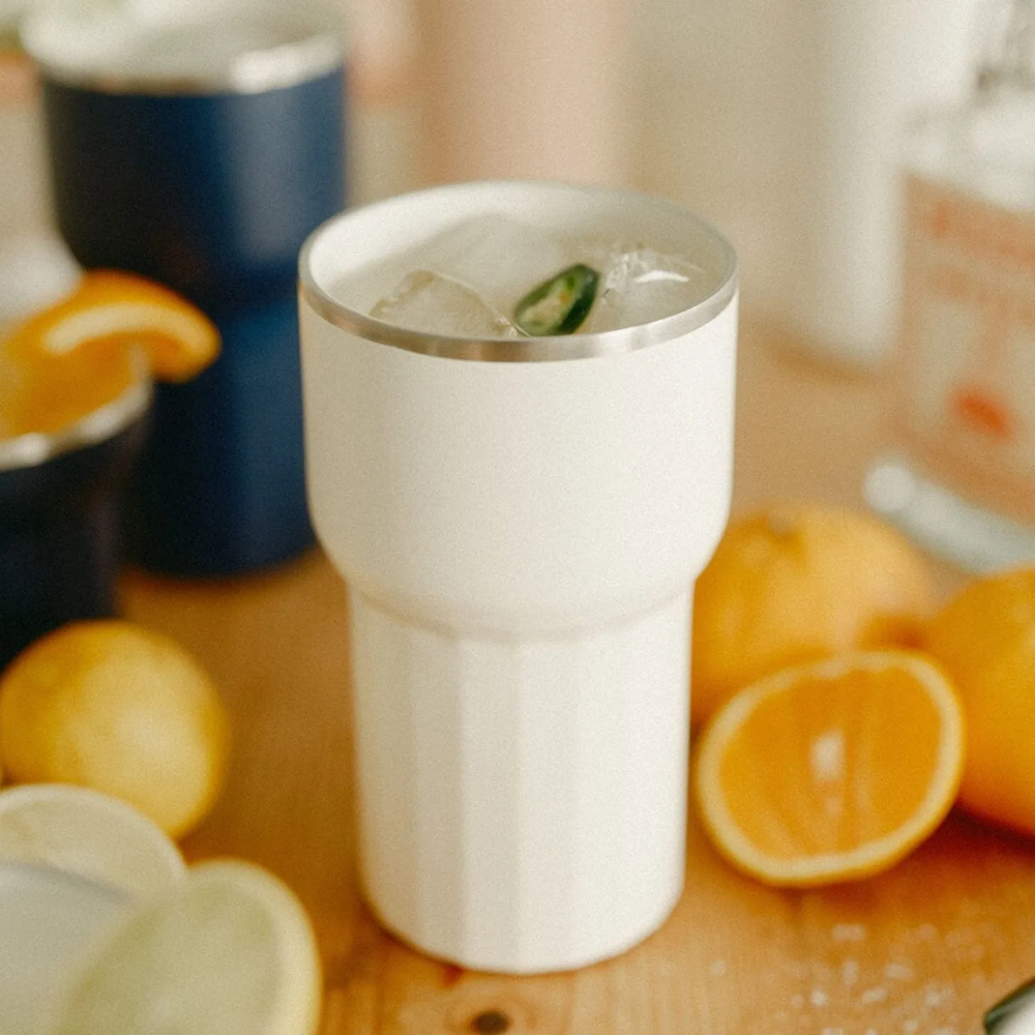 The Hemingway Drinkware - Highball - Antique White - 12 Oz