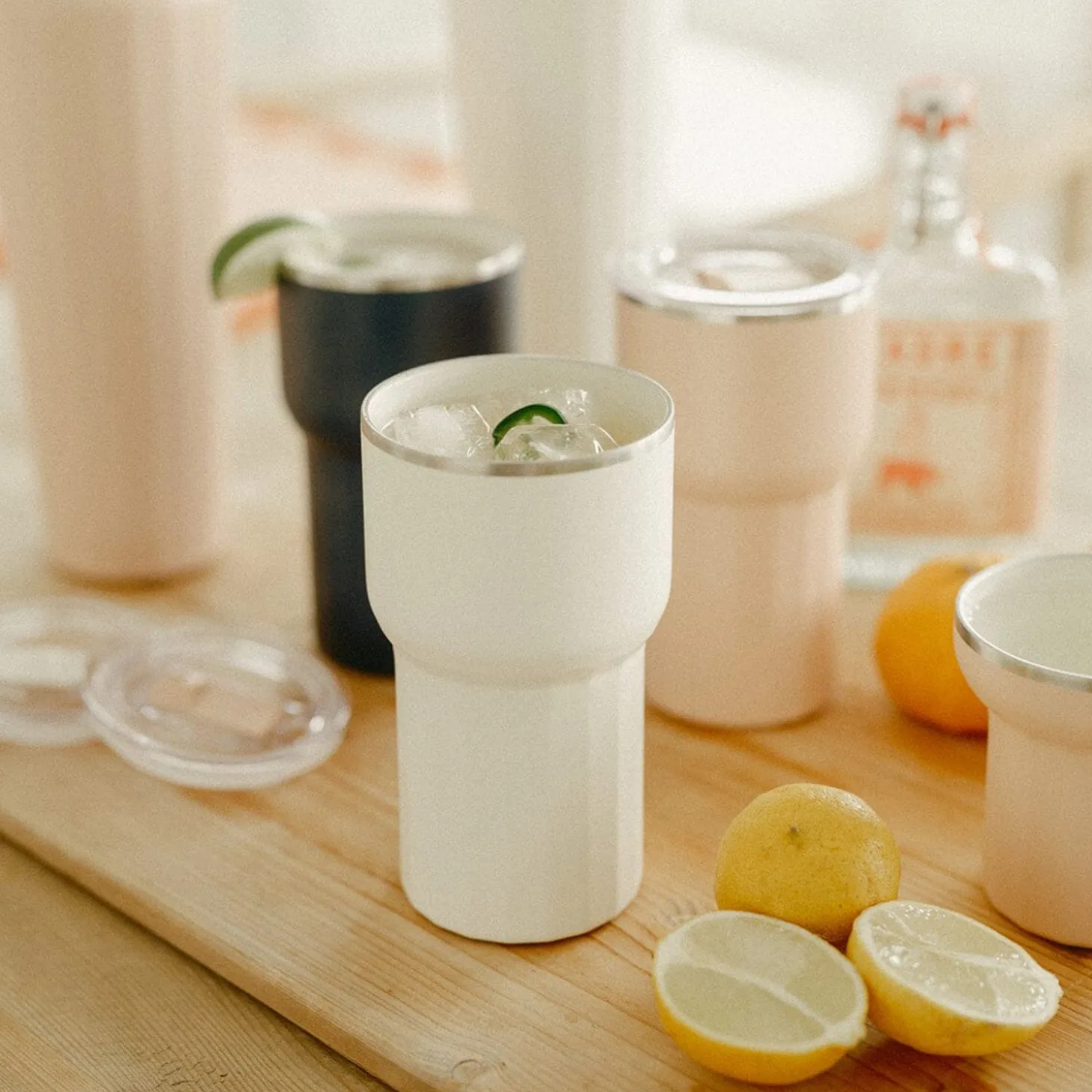 The Hemingway Drinkware - Highball - Antique White - 12 Oz