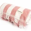 The Holiday Beach Blanket - Pink Capri Stripe