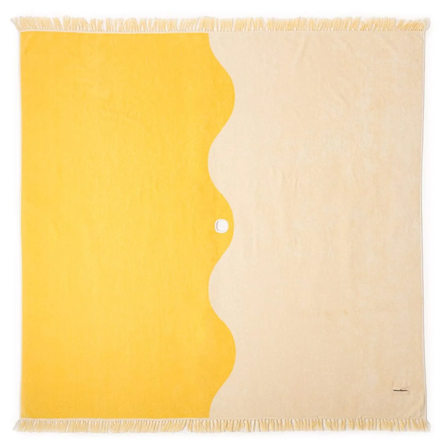 The Holiday Beach Blanket - Ocean Mimosa Stripe