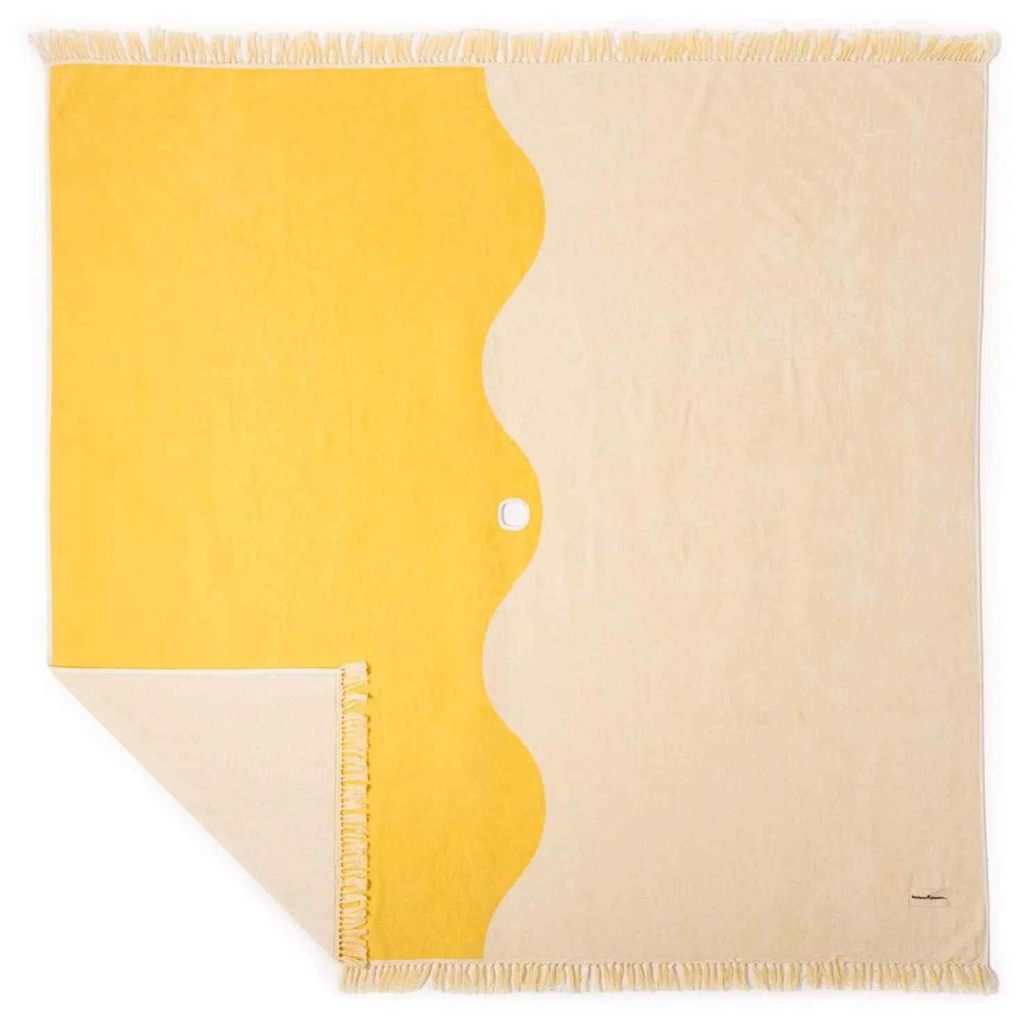 The Holiday Beach Blanket - Ocean Mimosa Stripe