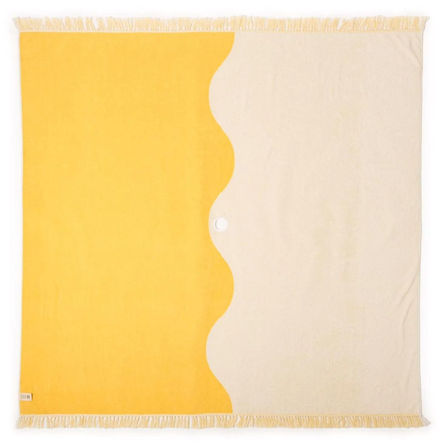 The Holiday Beach Blanket - Ocean Mimosa Stripe