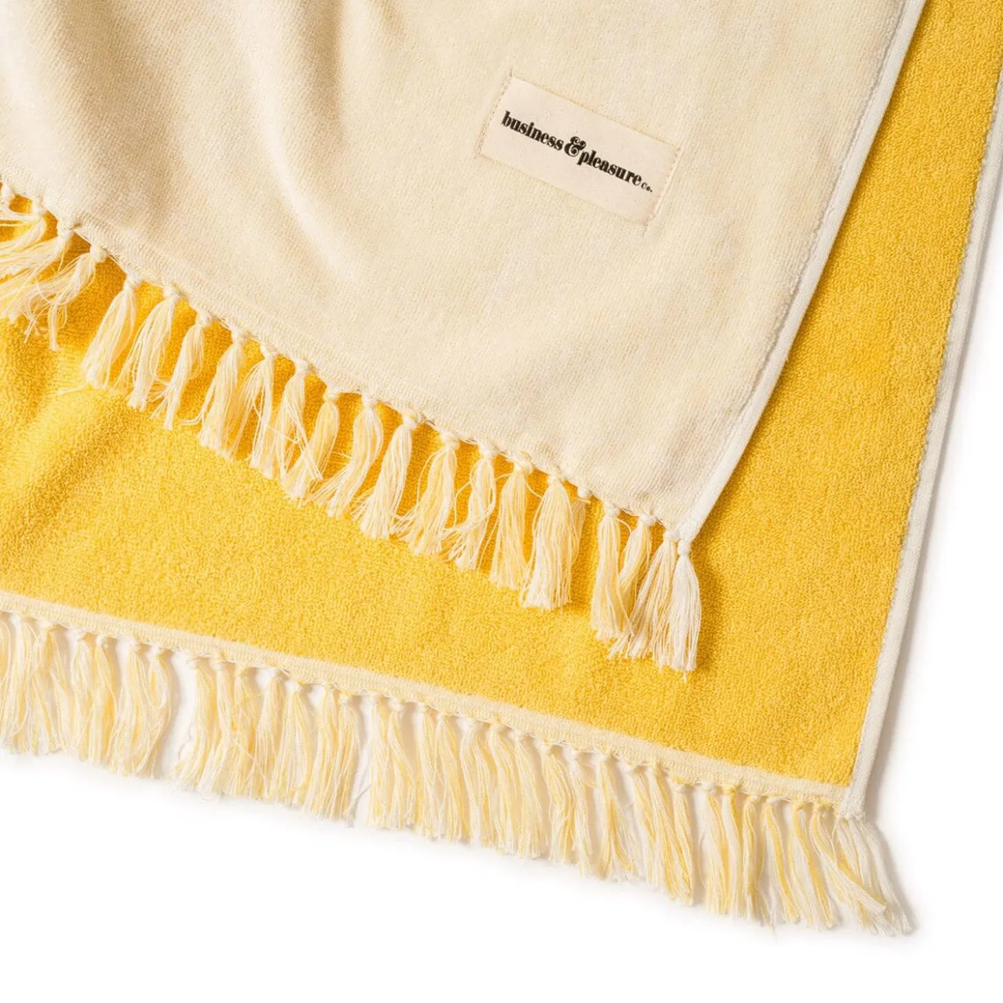 The Holiday Beach Blanket - Ocean Mimosa Stripe