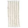 The Holiday Beach Towel - Sage Capri Stripe