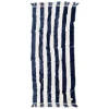 The Holiday Beach Towel - Navy Capri Stripe