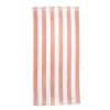 The Holiday Beach Towel - Pink Capri Stripe