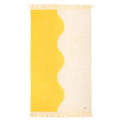 The Holiday Beach Towel - Ocean Mimosa Stripe