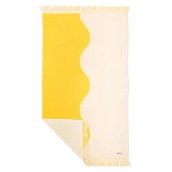The Holiday Beach Towel - Ocean Mimosa Stripe