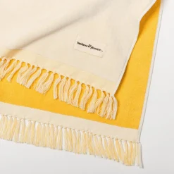 The Holiday Beach Towel - Ocean Mimosa Stripe