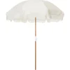 The Holiday Beach Umbrella - Antique White