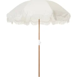 The Holiday Beach Umbrella - Antique White