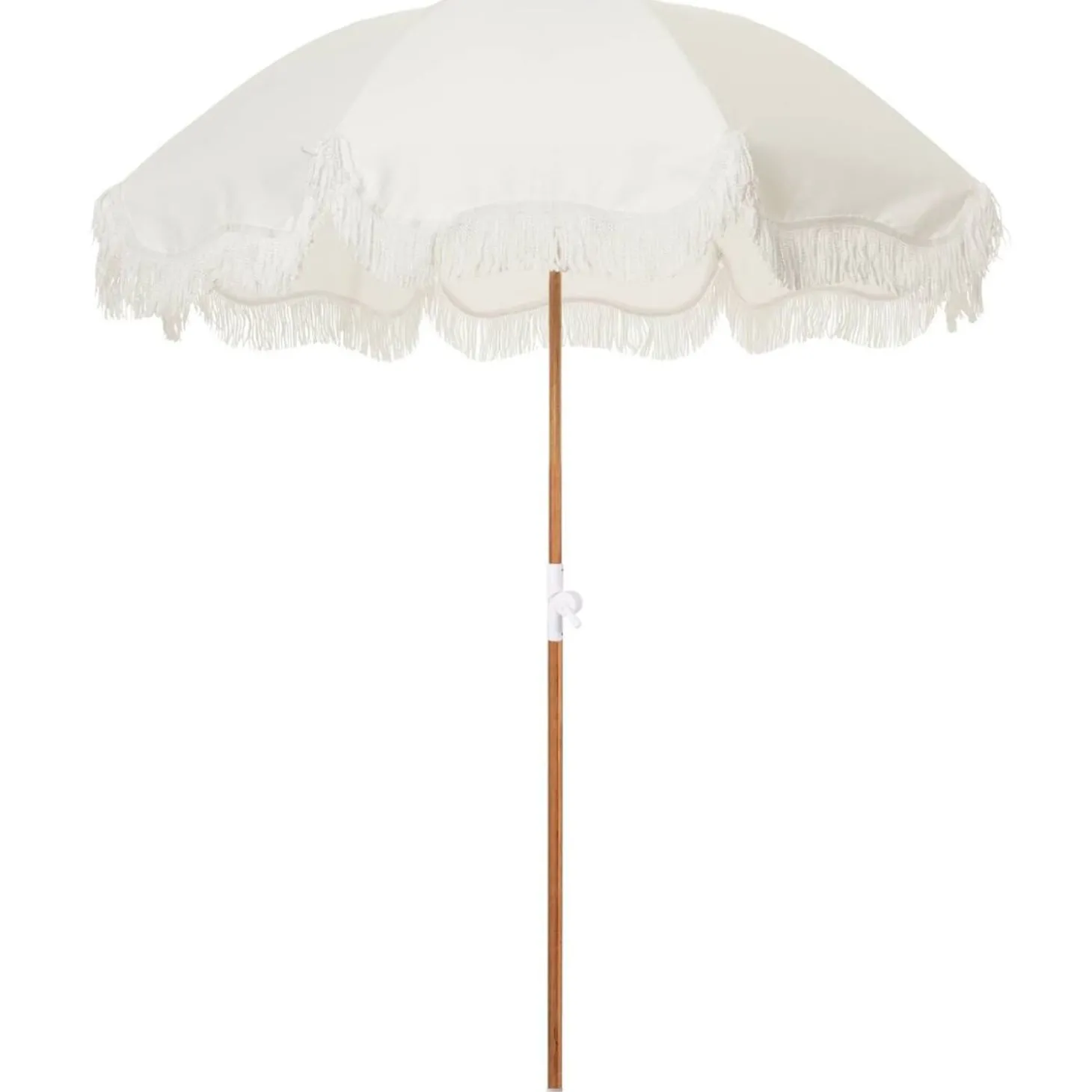 The Holiday Beach Umbrella - Antique White