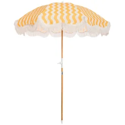 The Holiday Beach Umbrella - Ocean Mimosa Stripe
