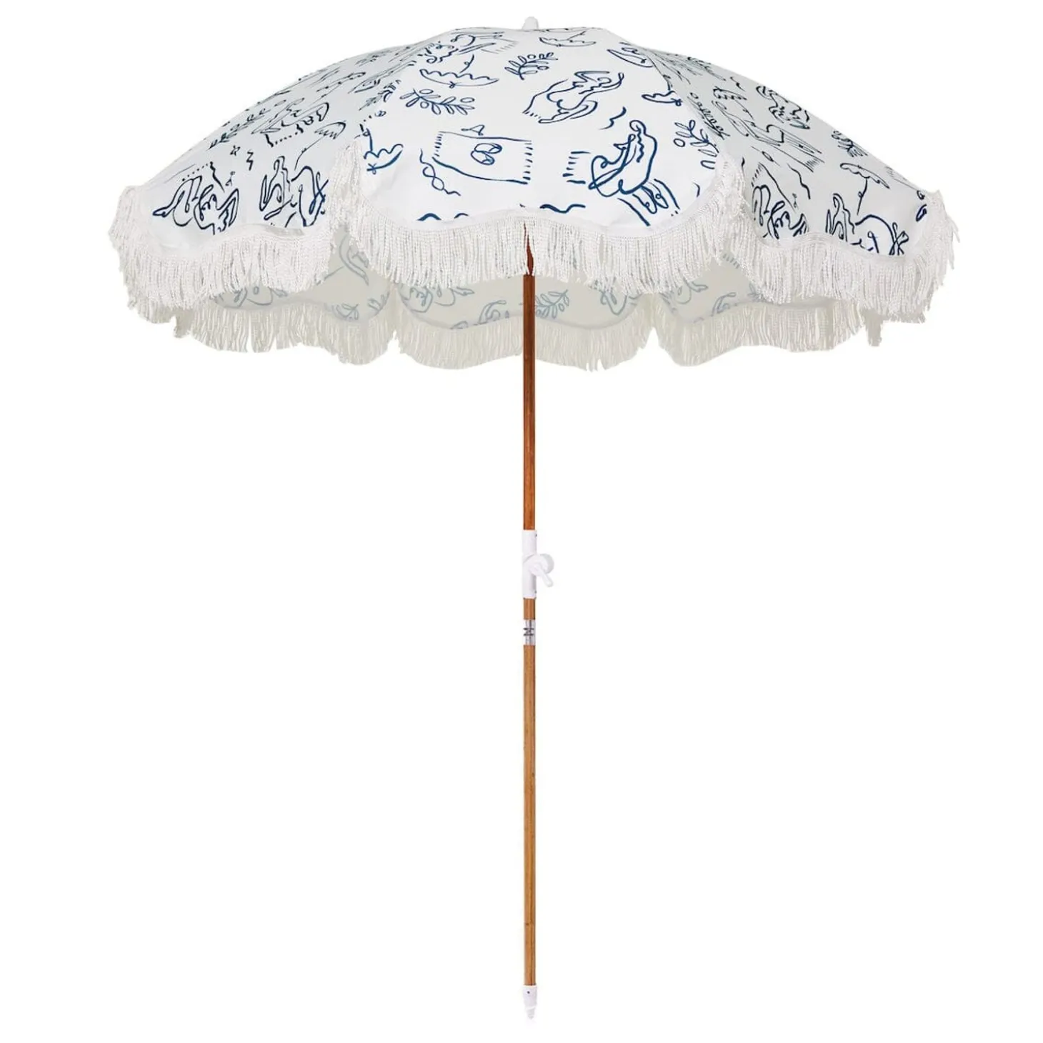 The Holiday Beach Umbrella - Le Basque Navy