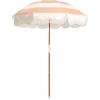 The Holiday Beach Umbrella - Pink Capri Stripe